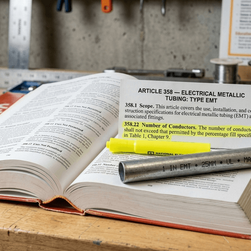NEC Conduit Fill Requirements: What the Code Actually Says (Article 358 & Chapter 9)